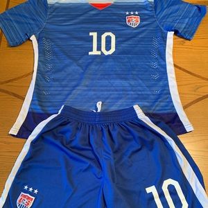 USA World Cup Carli Lloyd Girls Jersey And Shorts